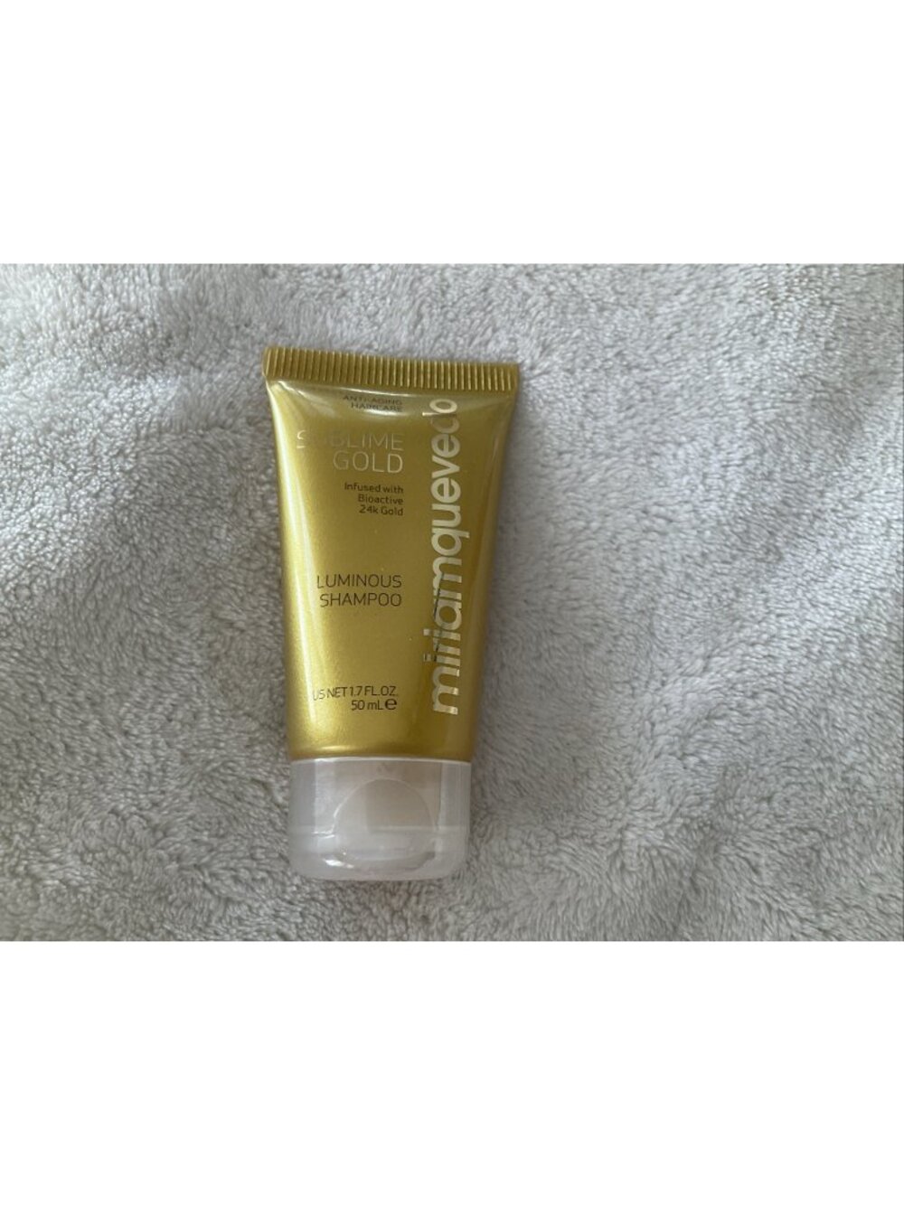 Miriam Quevedo Sublime Gold Luminous Shampoo 1.7 oz. / 50 ml Sealed